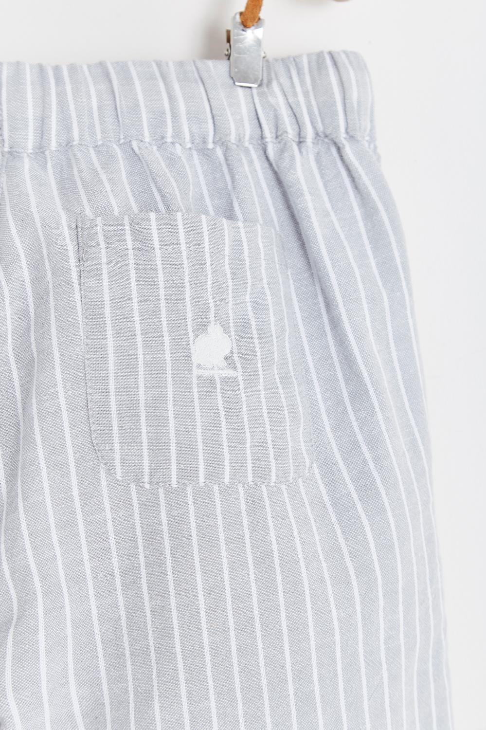 Gray Linen Pants