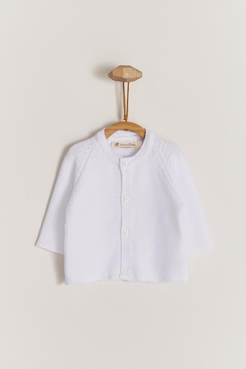 Cardigan Tejido Star Blanco