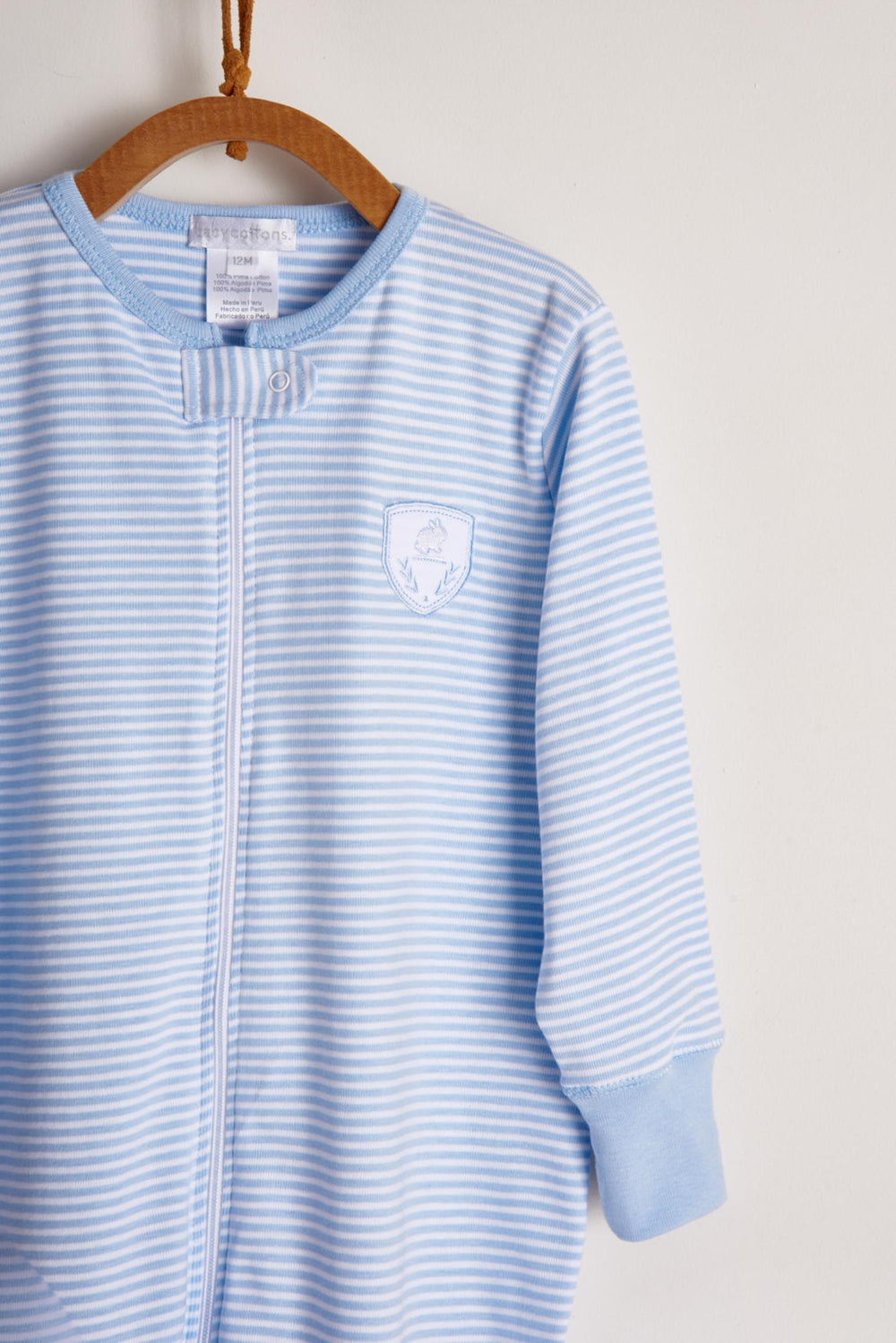 Footie Zipper Rib Ray