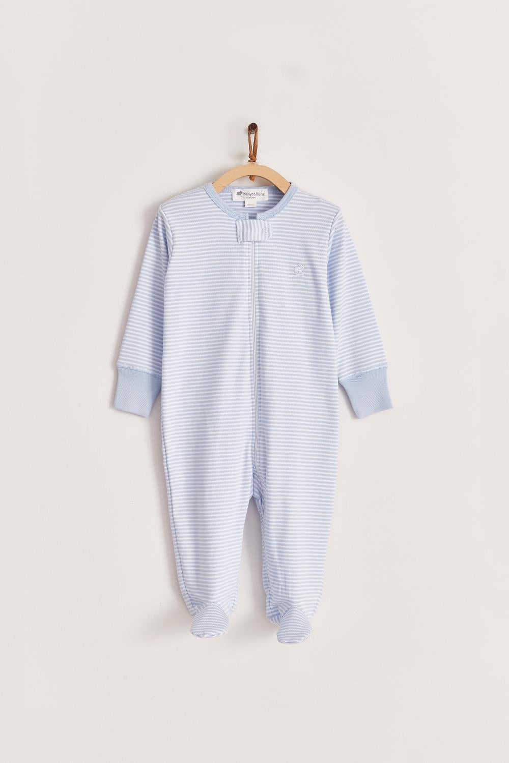 Footie Zipper Rib Ray