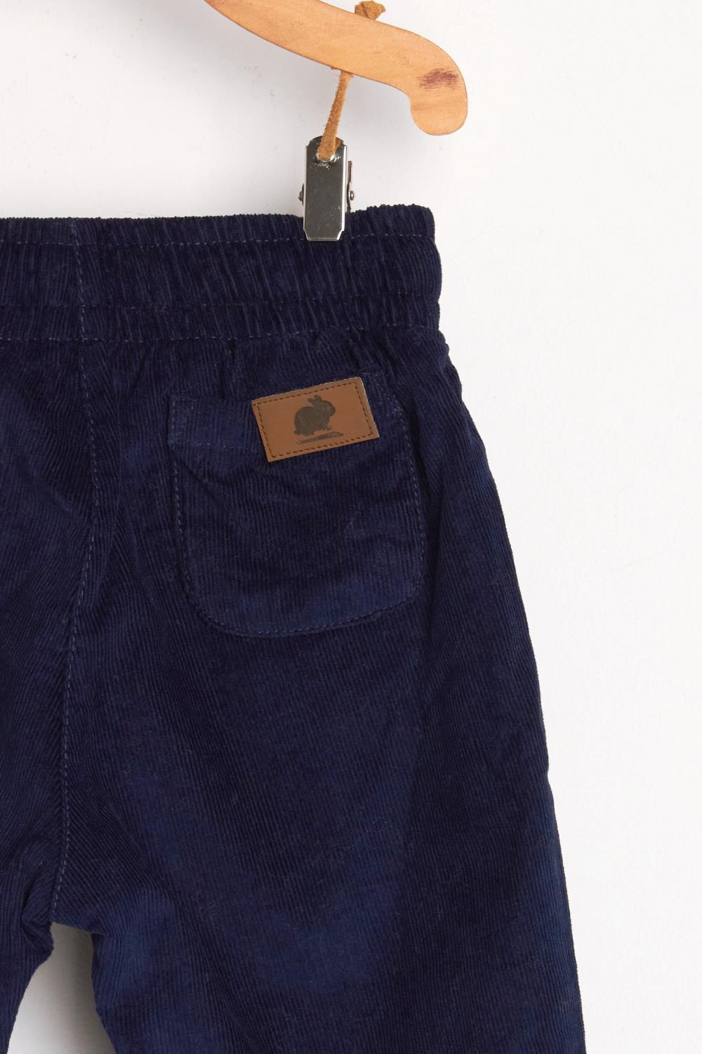 Pantalon John Corderoy Azul