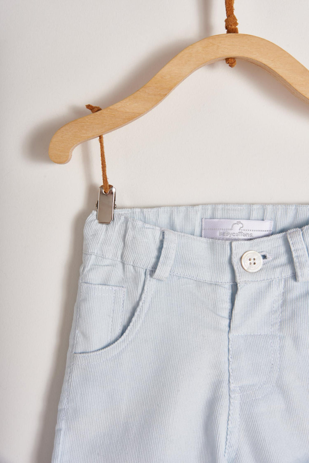 Pantalón Corderoy Celeste Beba