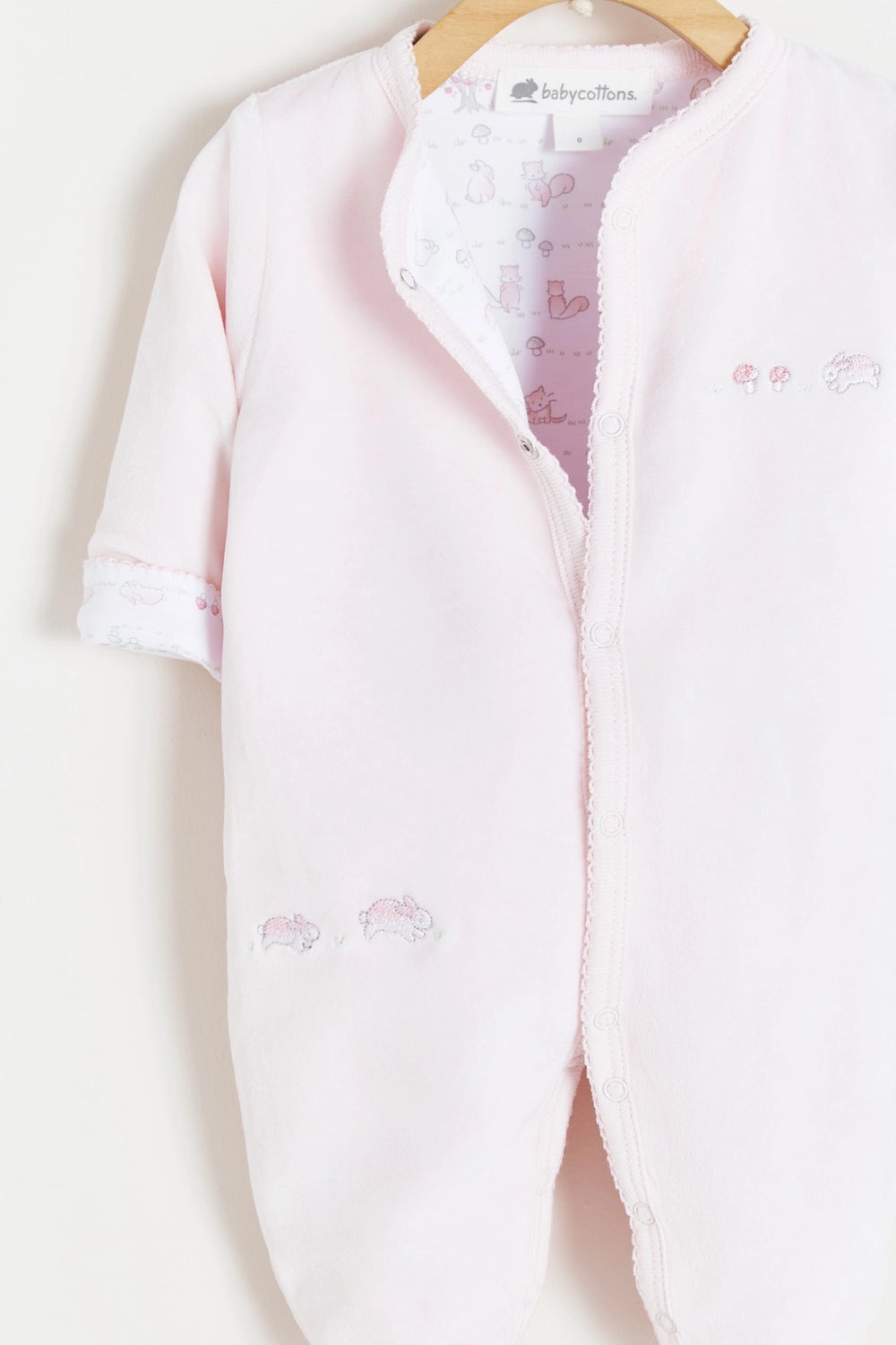 Footie Forrado in the Woods Rosa Plus