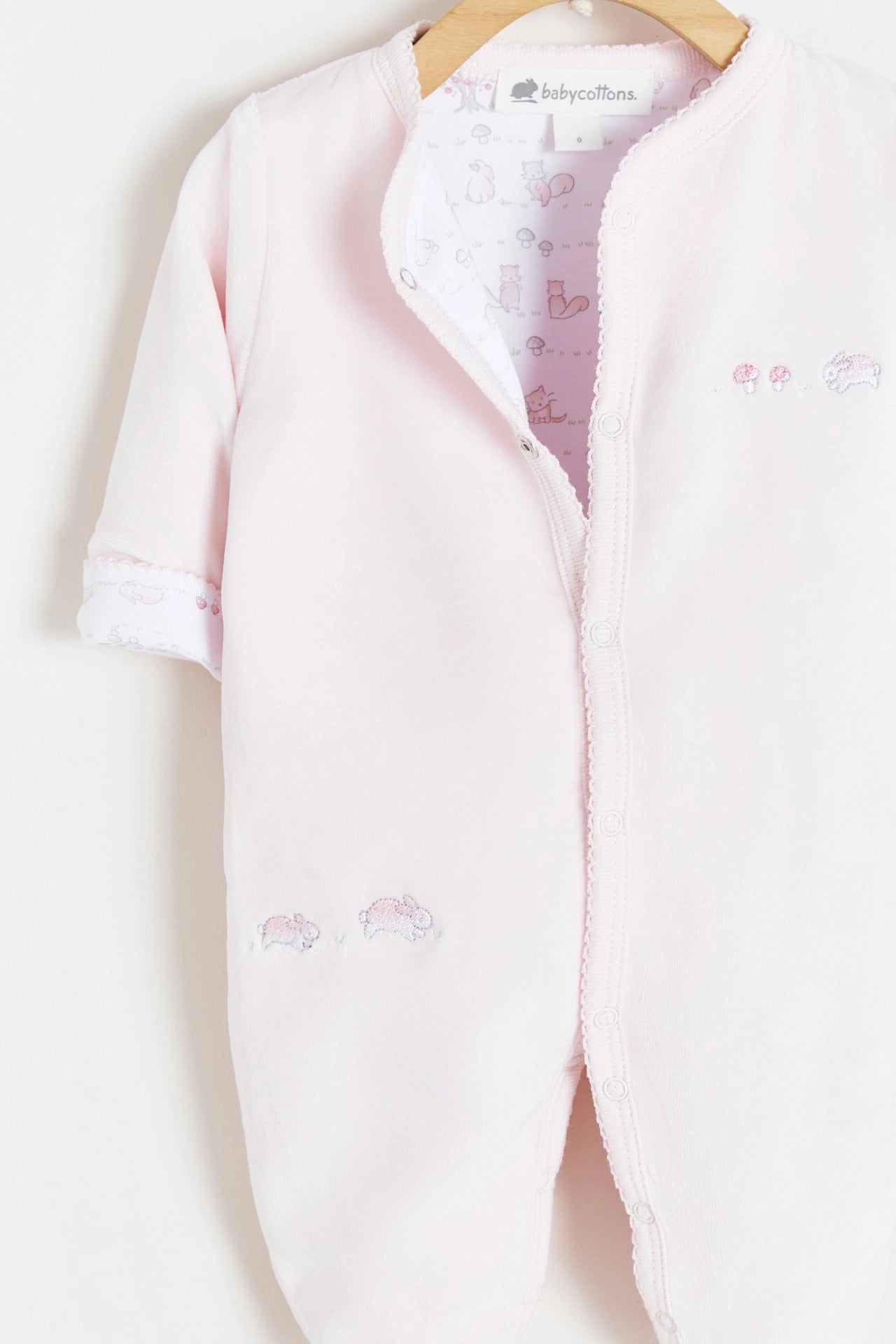 Footie Forrado in the Woods Rosa Plus