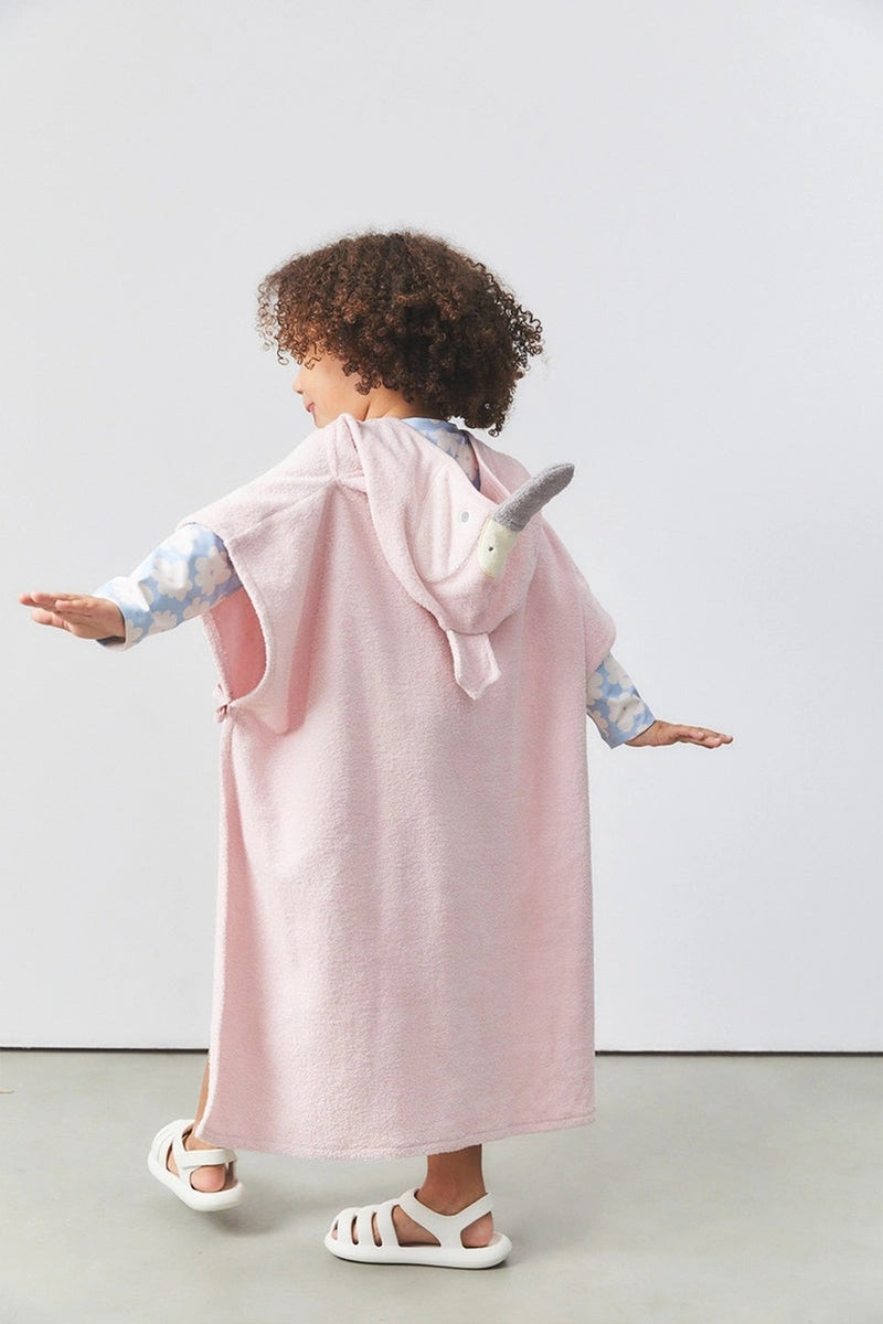 Poncho towel Rosa
