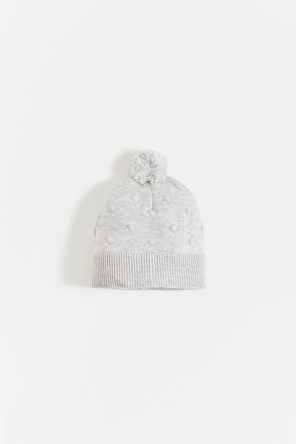 Gorro tejido my first knit Gris
