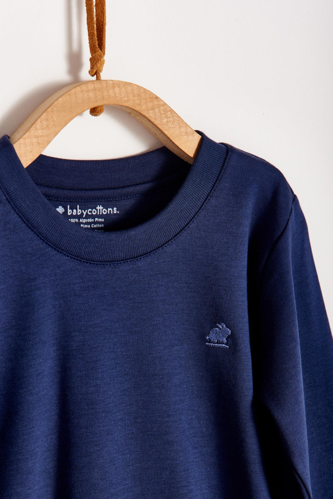 T-Shirt Ml Pima Colors Azul