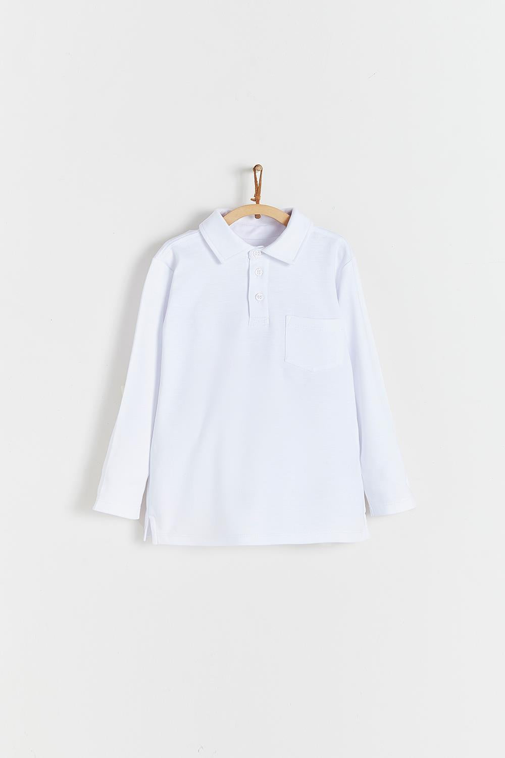 T-shirt c/polo ml College