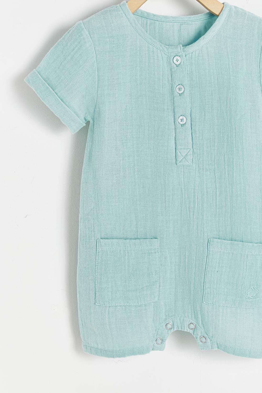 Shortall Colin Muslin Verde Pastel