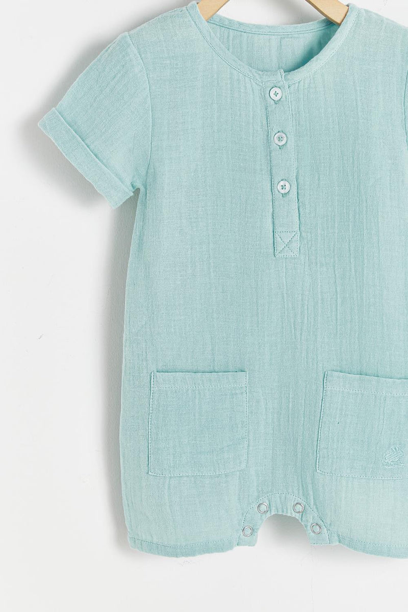 Shortall Colin Muslin Verde Pastel