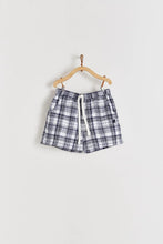 Cargar imagen en el visor de la galería, Short Harem Linen Plait Cuadros

