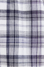 Cargar imagen en el visor de la galería, Short Harem Linen Plait Cuadros
