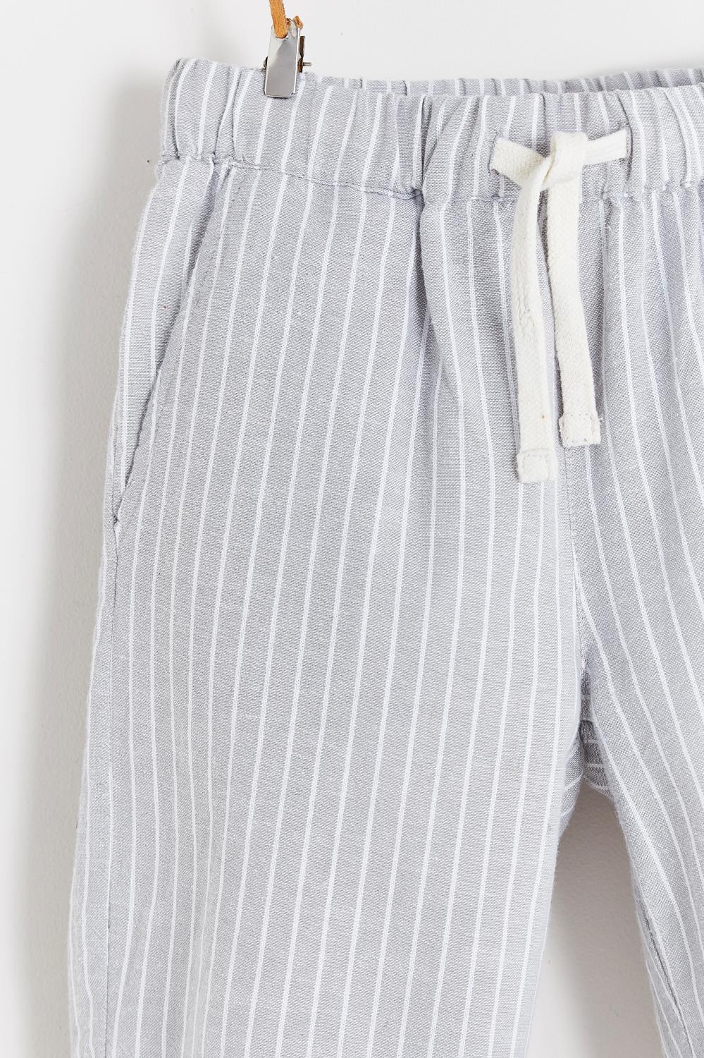 Gray Linen Pants