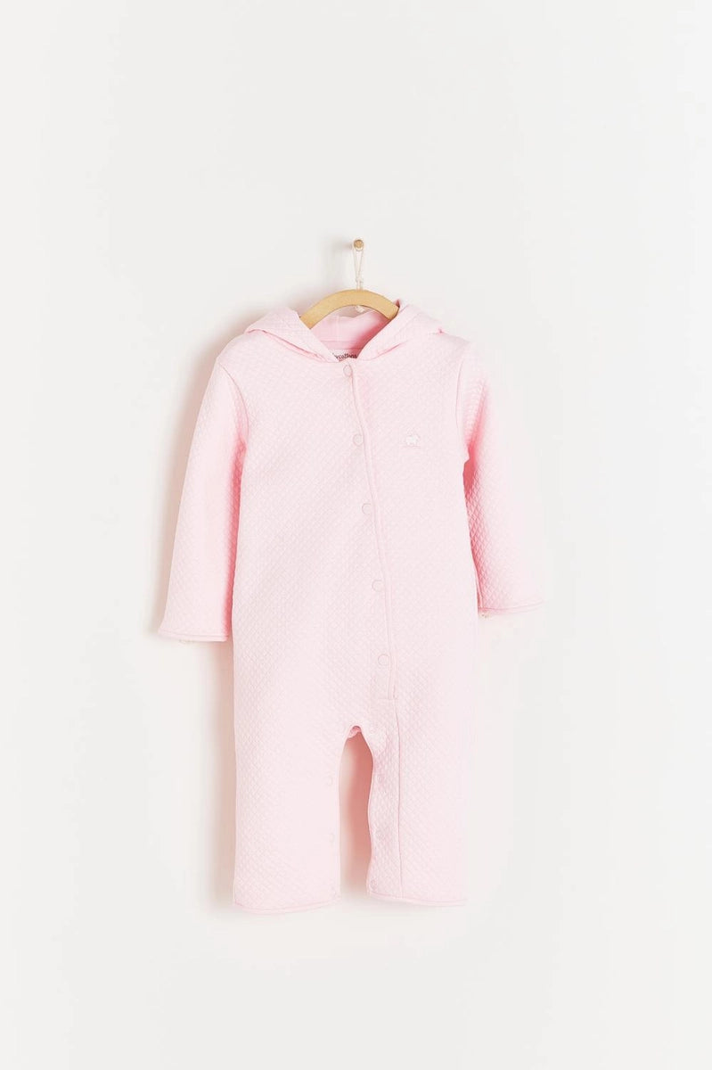 Enterito Lynn Matelasse Coverall Rosa