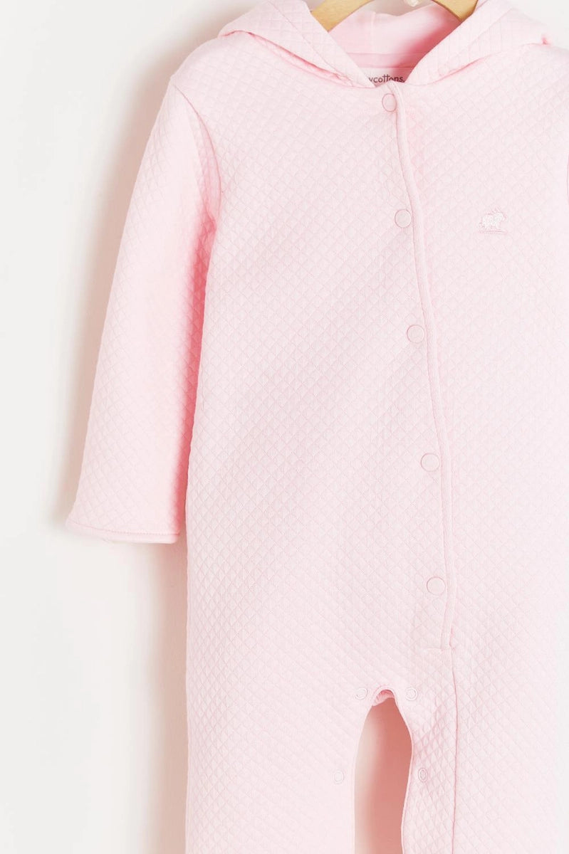 Enterito Lynn Matelasse Coverall Rosa