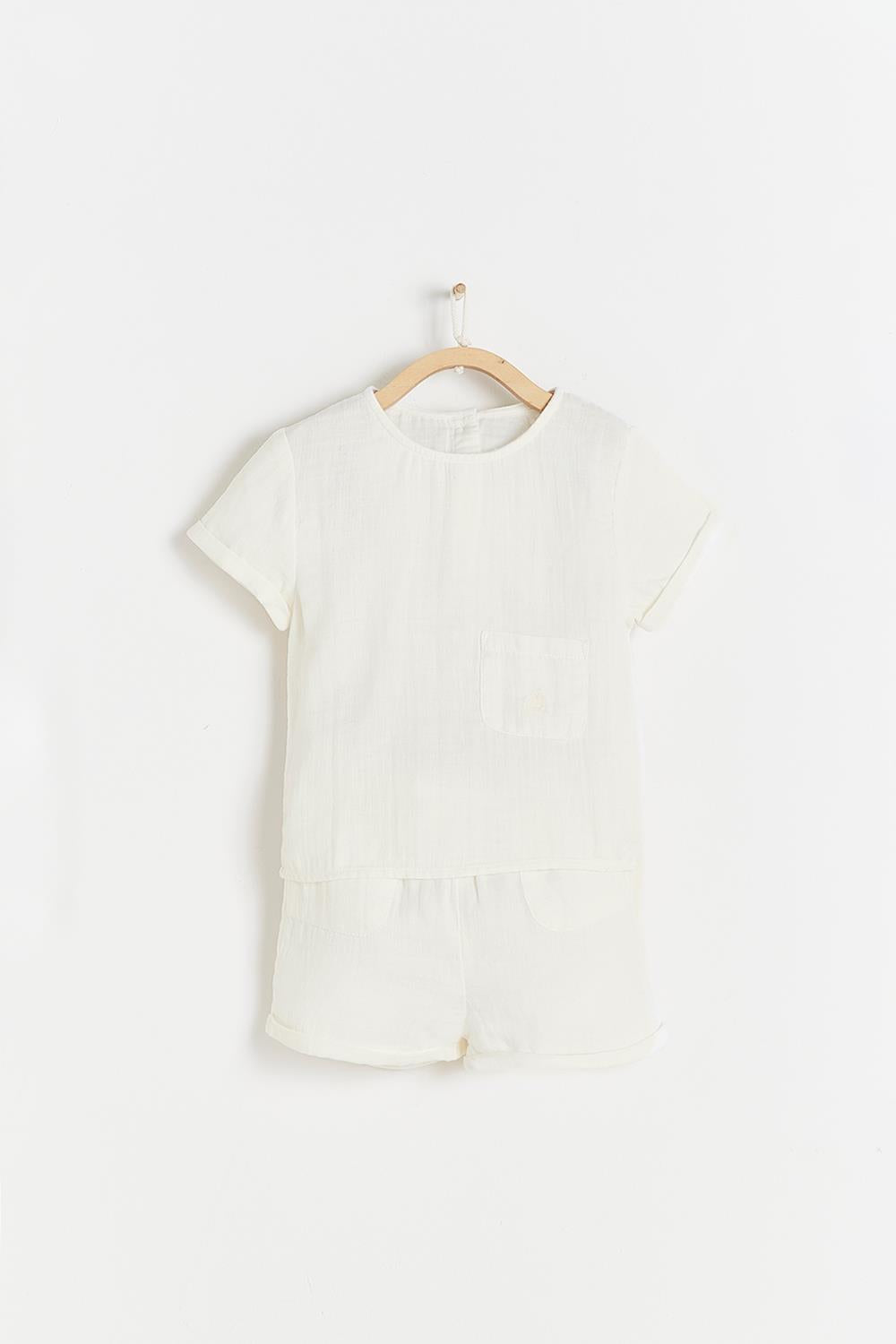 Set Basic Muslin Blanco