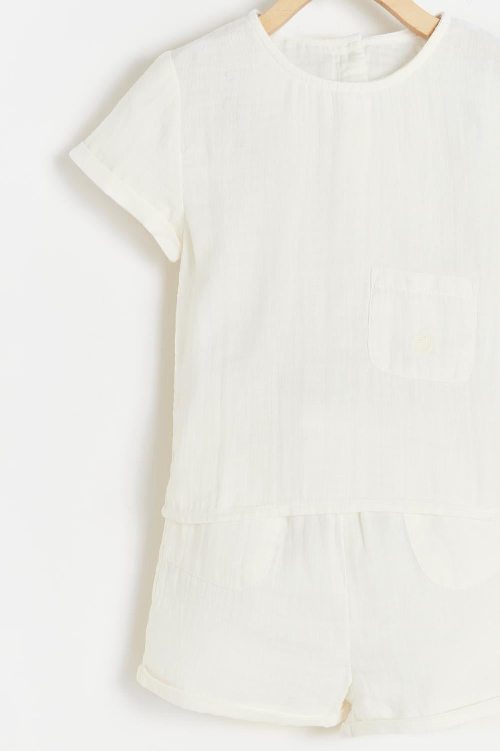 Set Basic Muslin Blanco