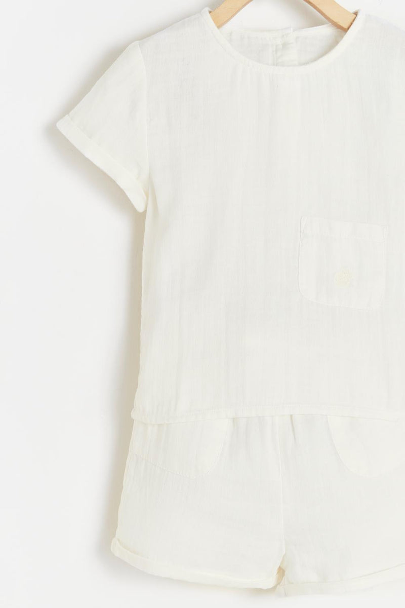 Set Basic Muslin Blanco