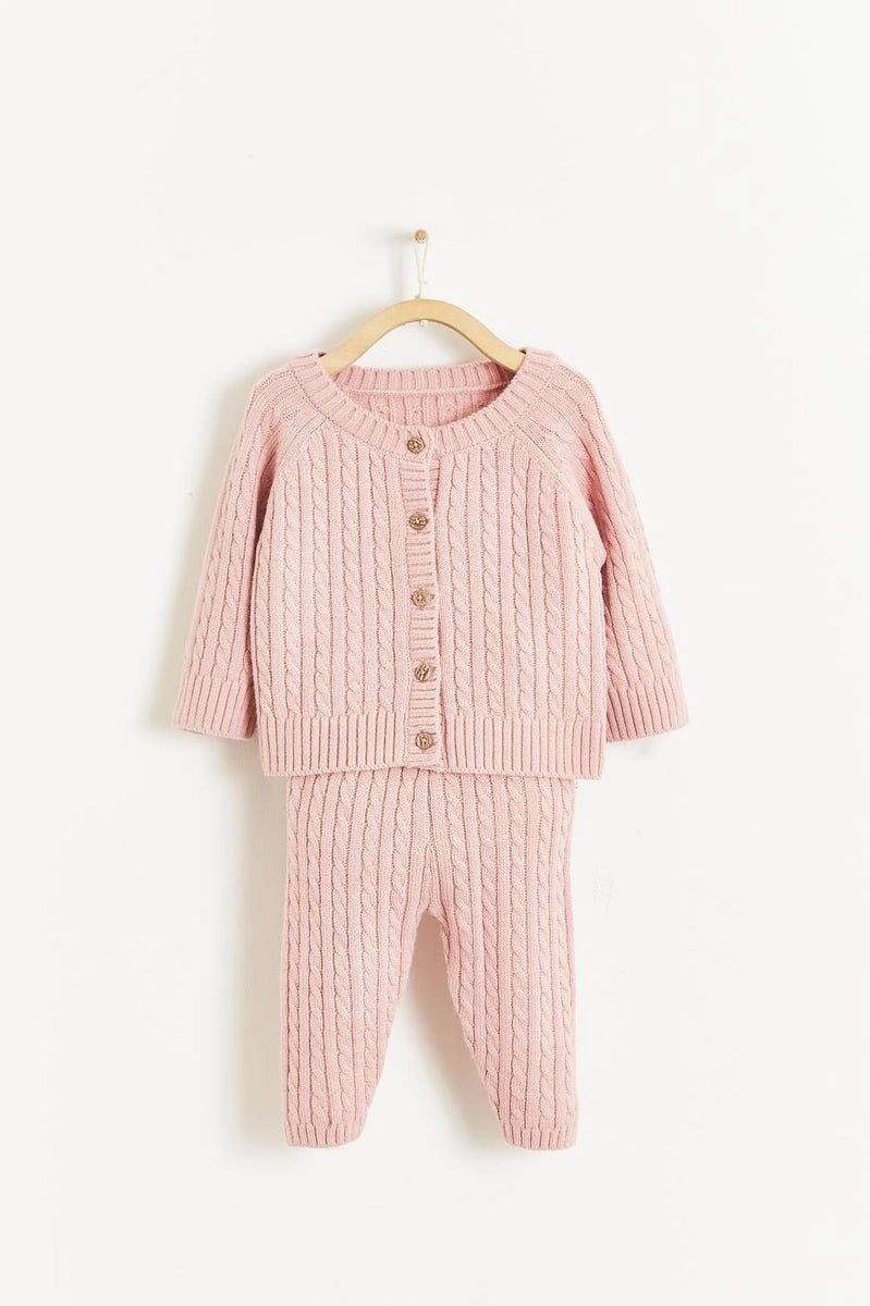 Blake Sweater Pant Set Rosa