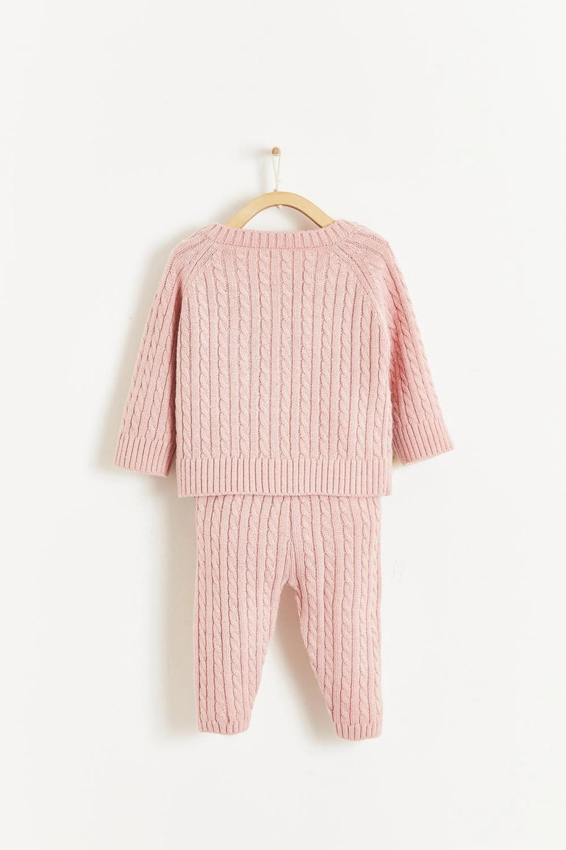 Blake Sweater Pant Set Rosa