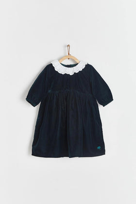 Vestido Christmas Plush Collar