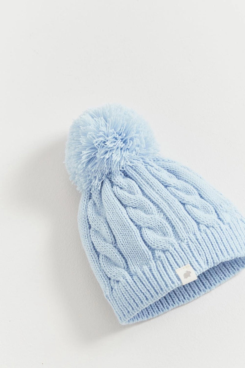 Gorro Blake tejido Celeste