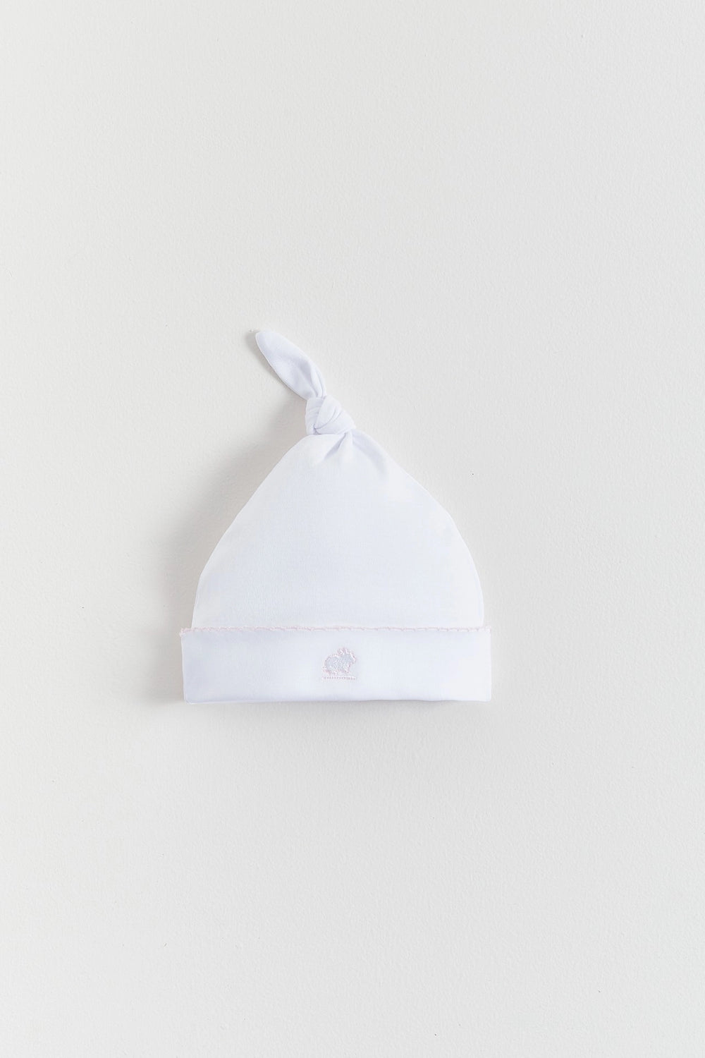 Gorro c/nudo logo rosa