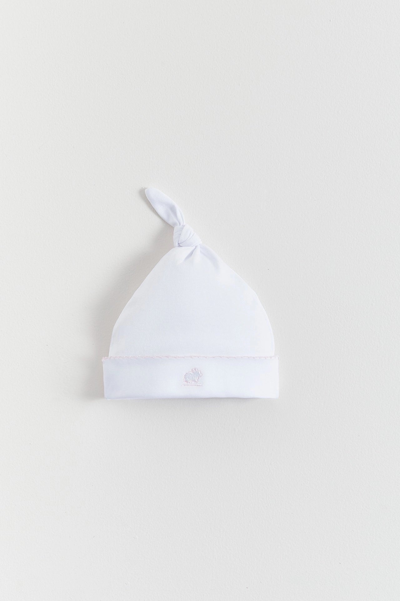 Gorro c/nudo logo rosa
