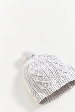 Cargar imagen en el visor de la galería, Set Gorro y Escarpines Star Gris

