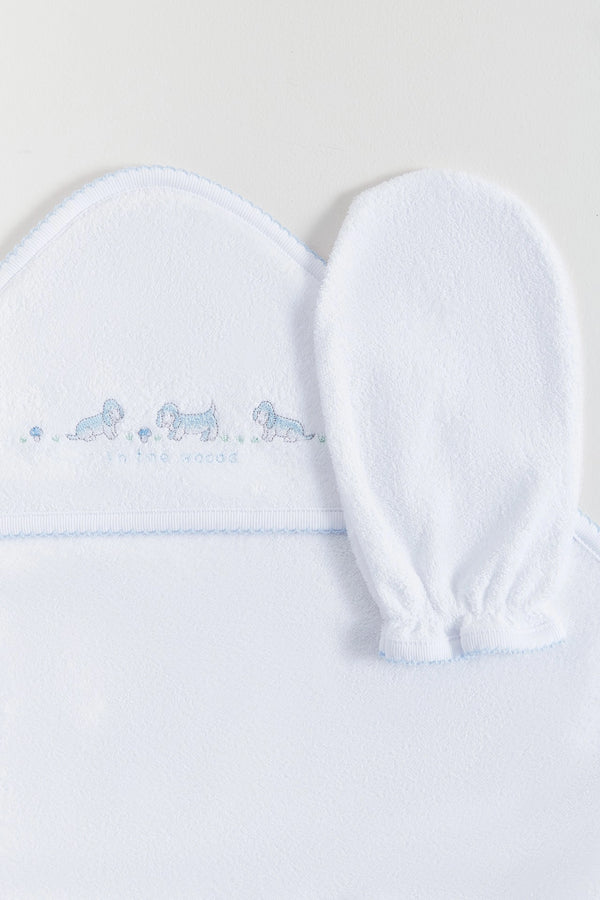 Toalla doble in the woods azul