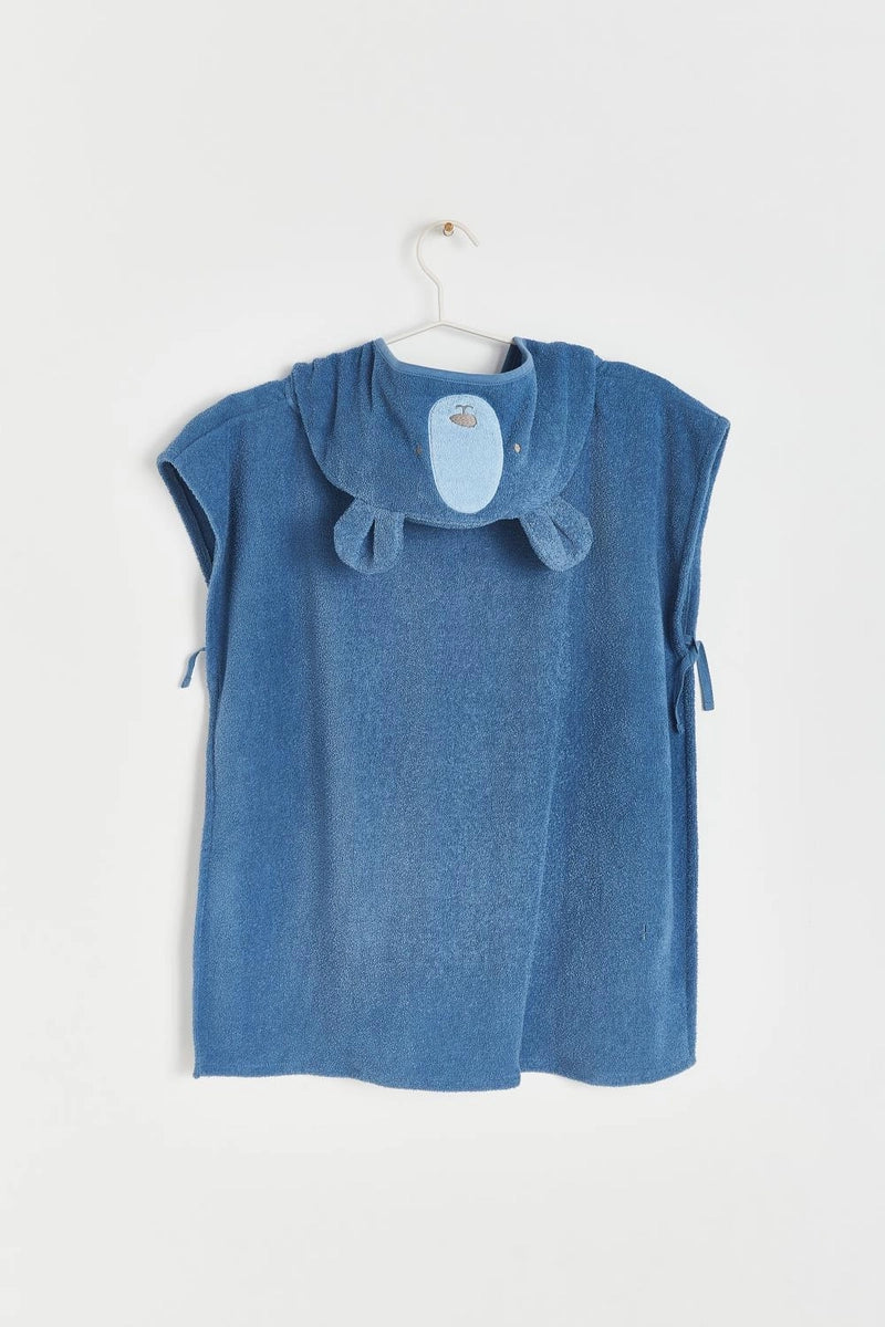 Poncho Towel Azul