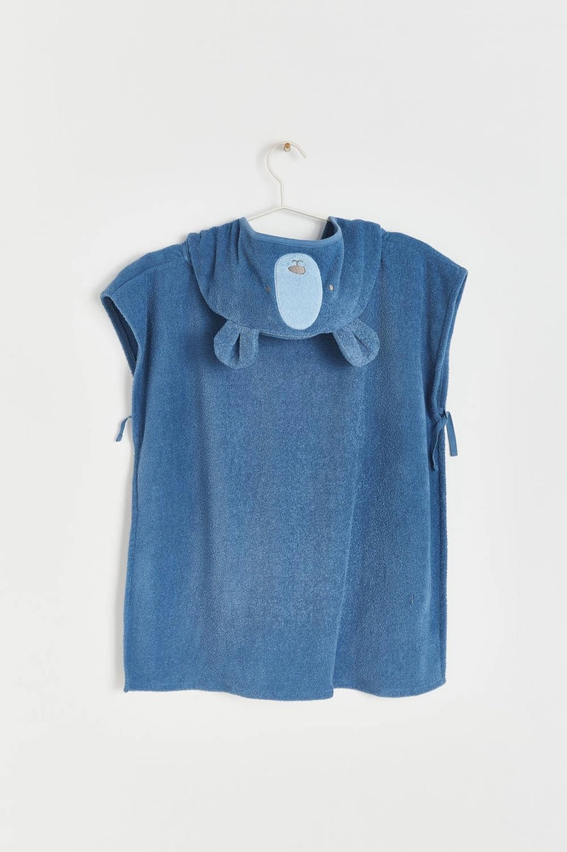 Poncho Towel Azul