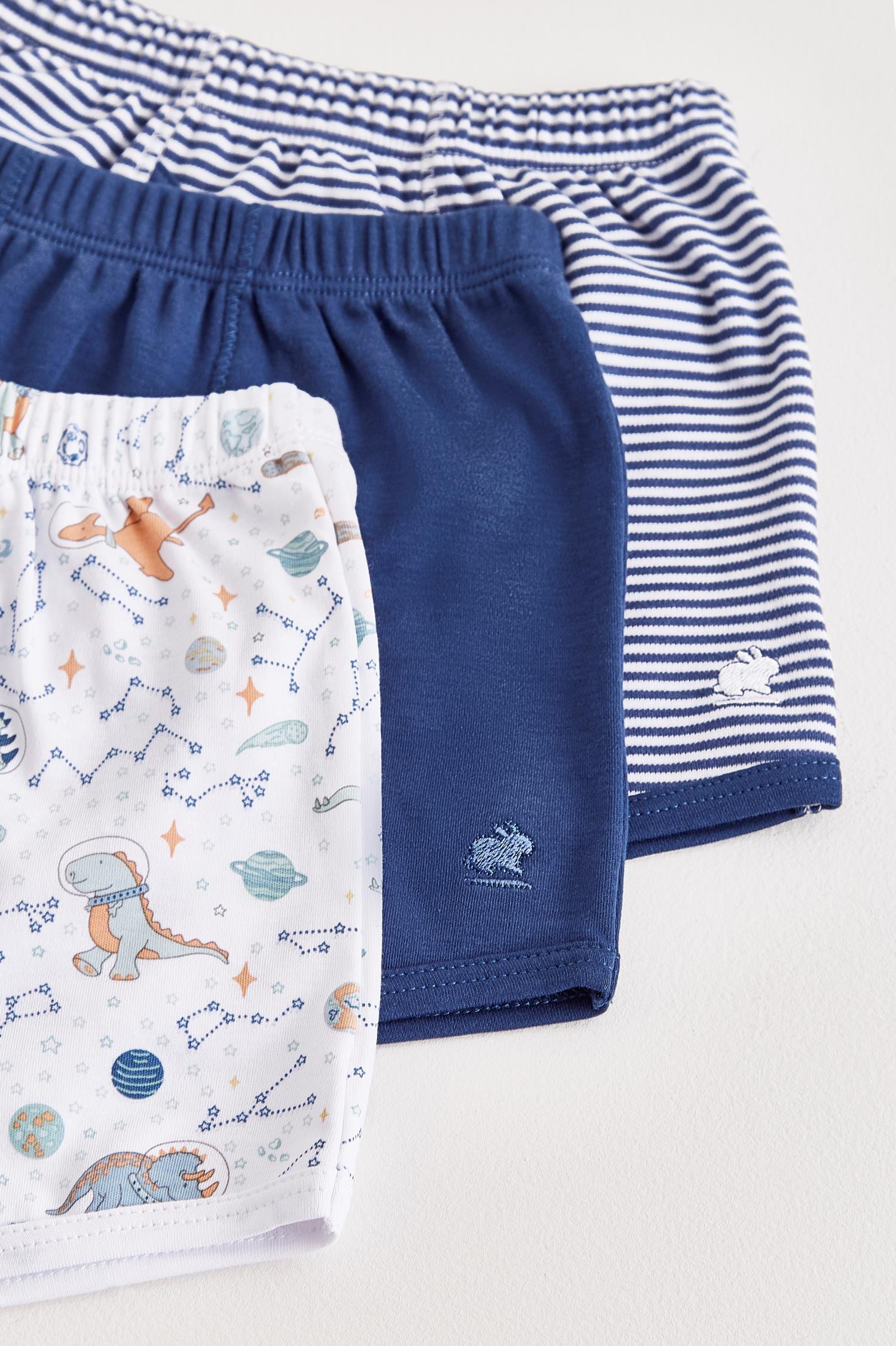 Set de boxer X3 Space Dinos pima