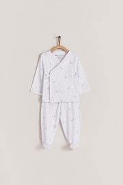 Set kimono ranita Gustav pima celeste