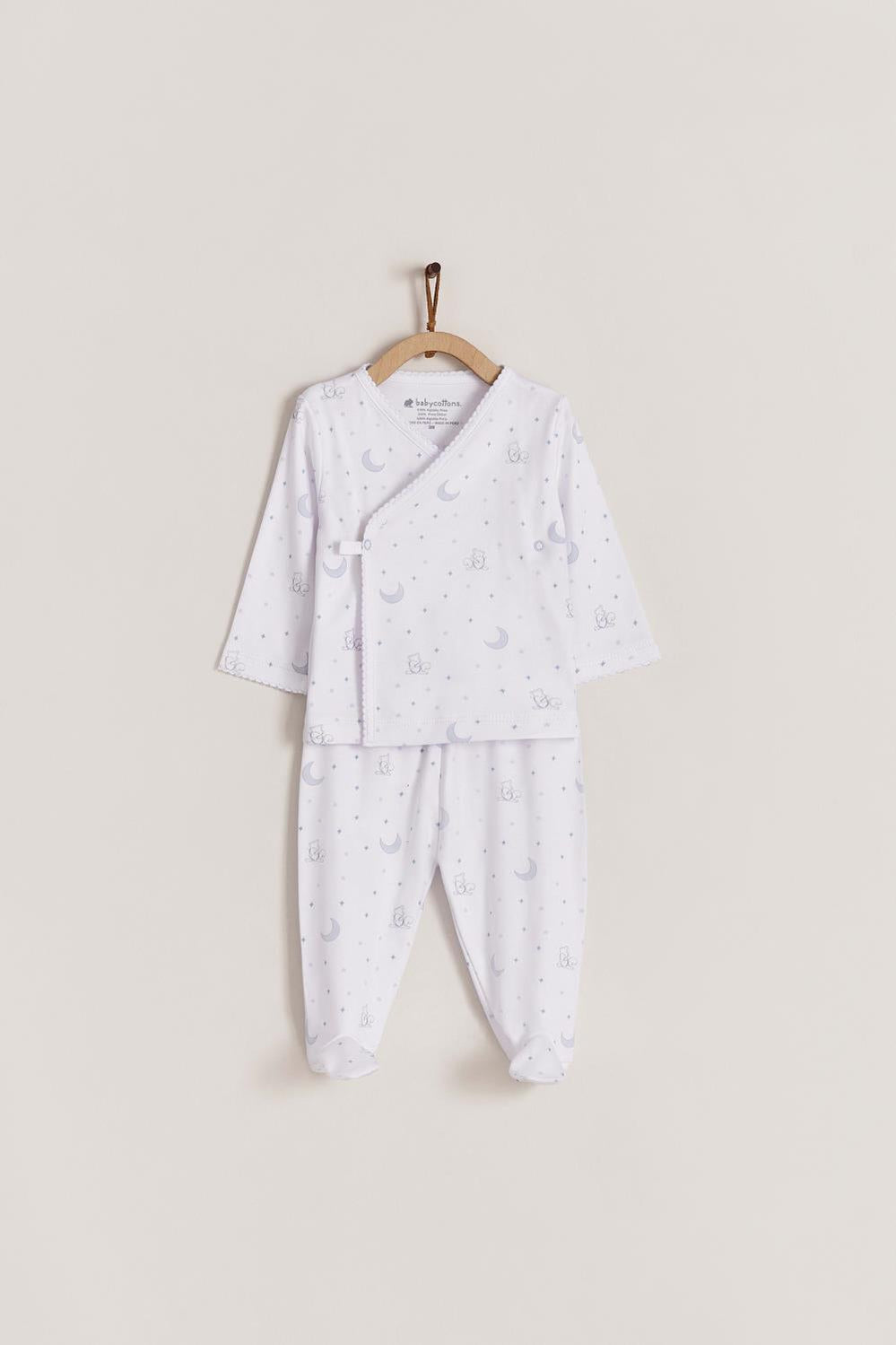 Set kimono ranita Gustav pima celeste