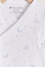 Cargar imagen en el visor de la galería, Set kimono ranita Gustav pima celeste
