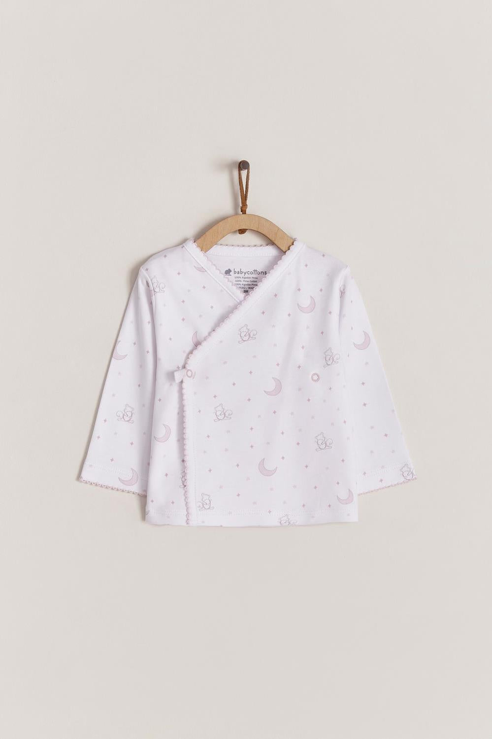 Set kimono ranita Gustav pima rosado