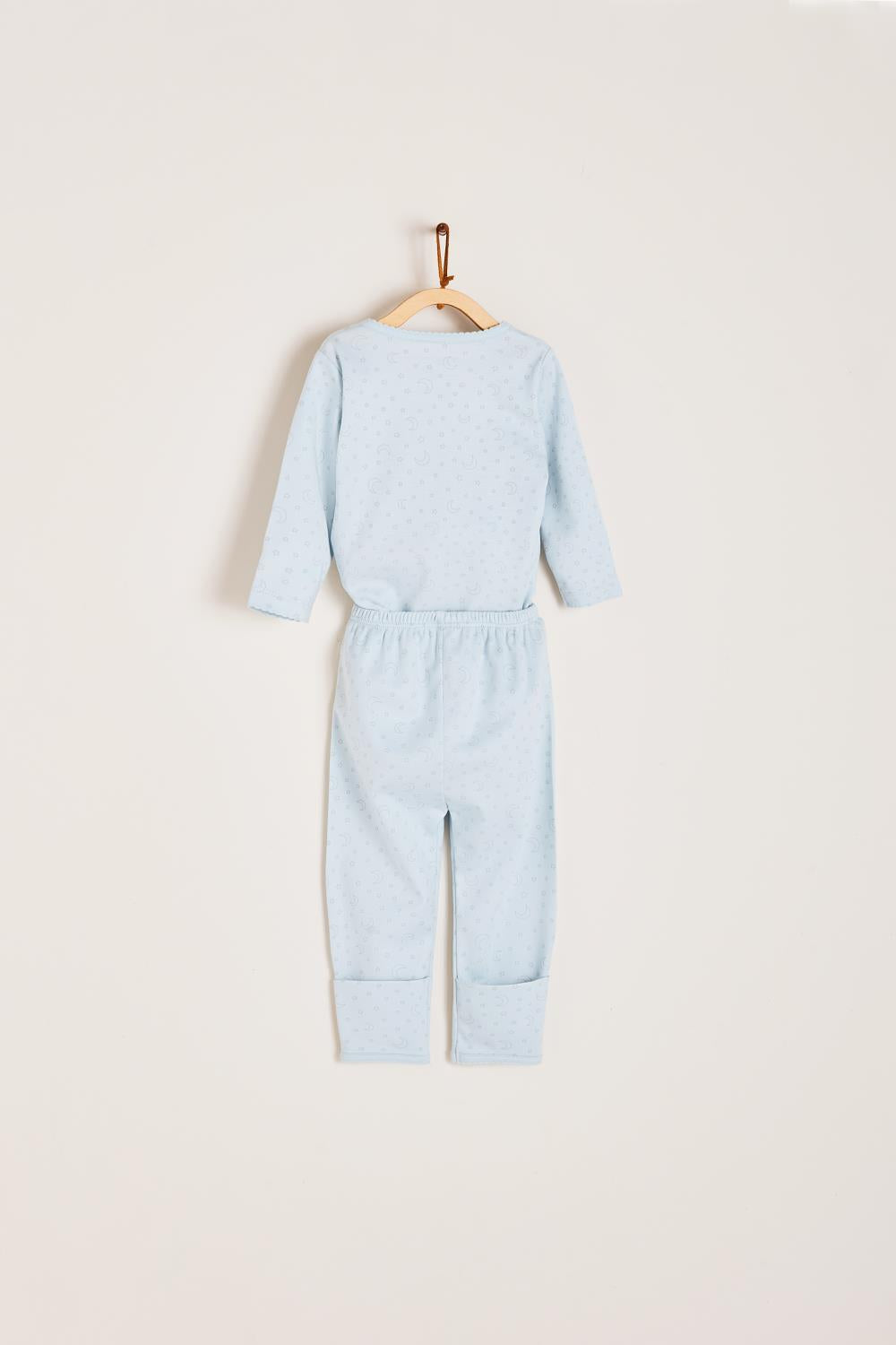 Set body cruzado Olive pima celeste