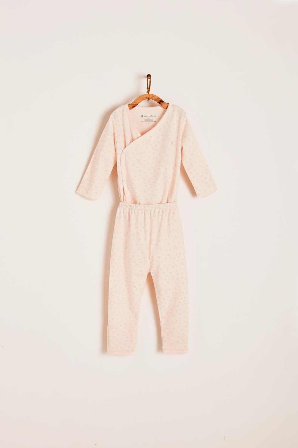 Set body cruzado Olive pima rosado