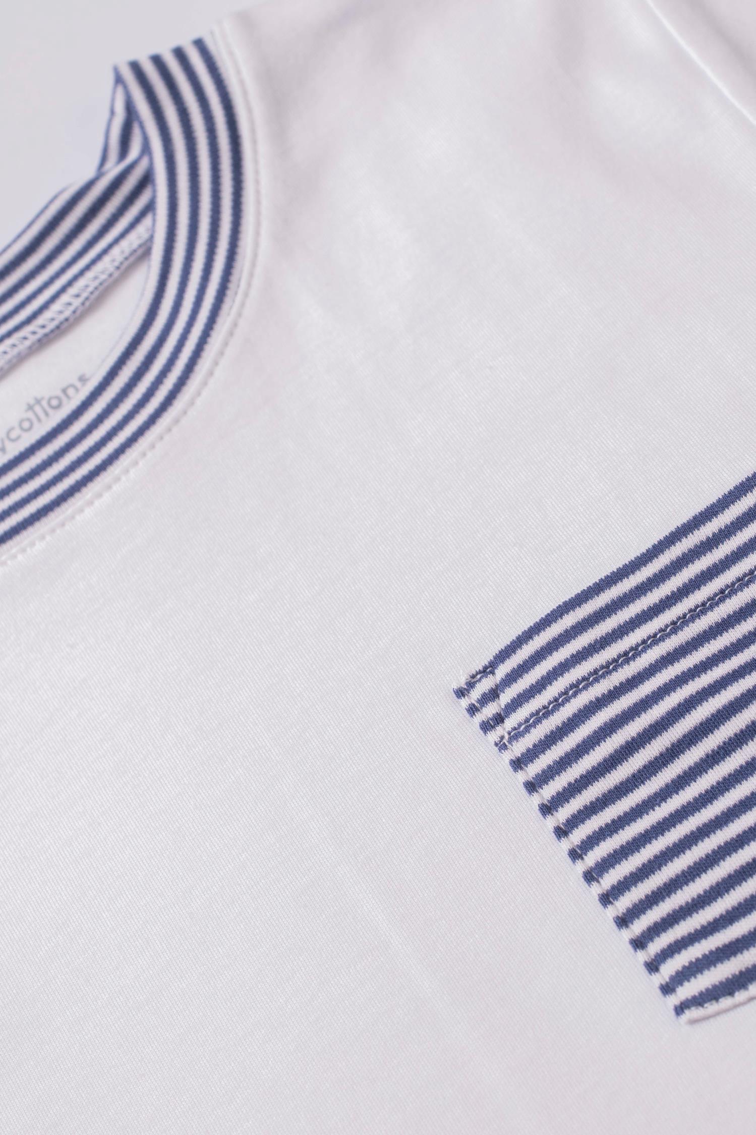 Pijama Nick ocean stripes pima