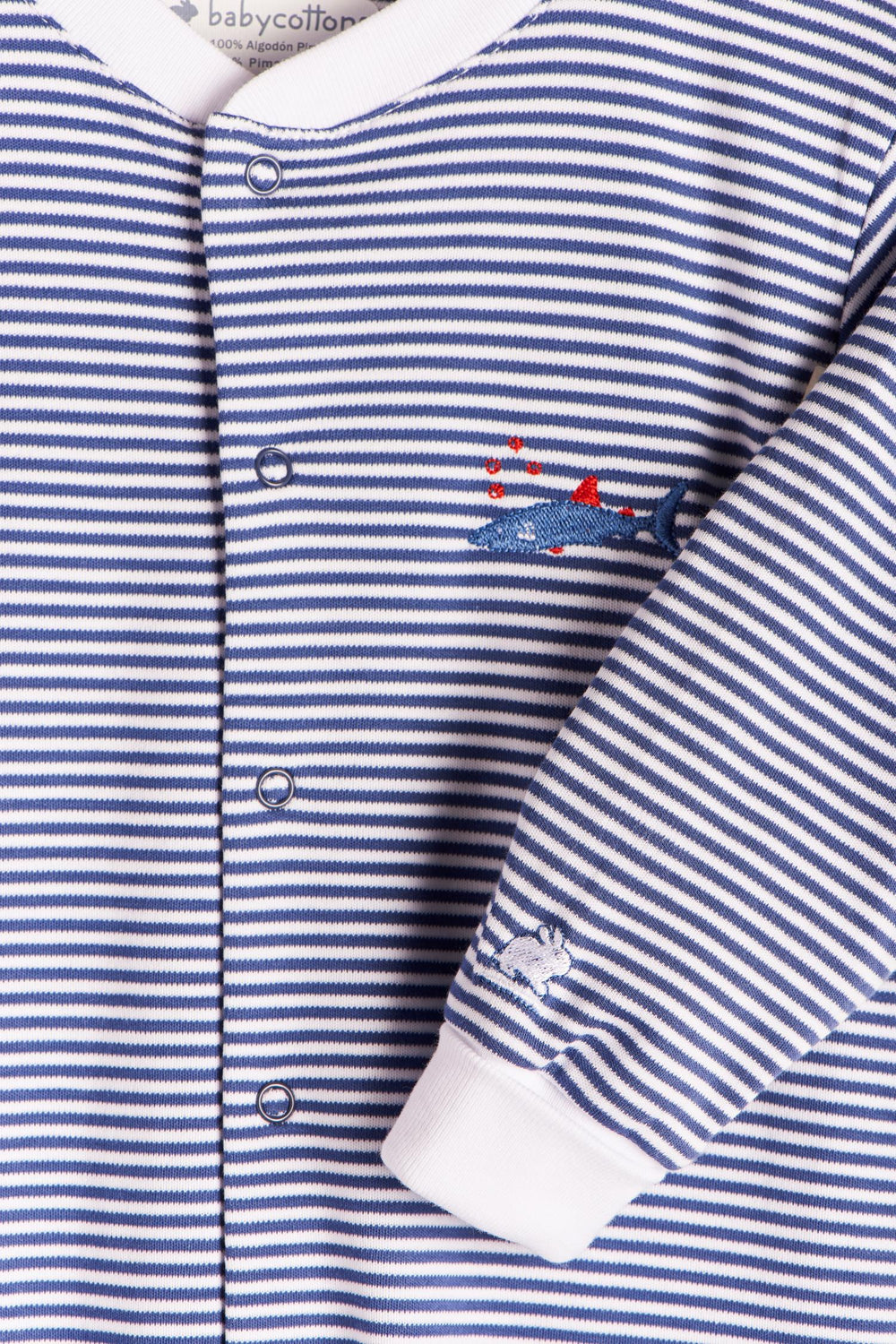Enterito Toby ocean stripes pima
