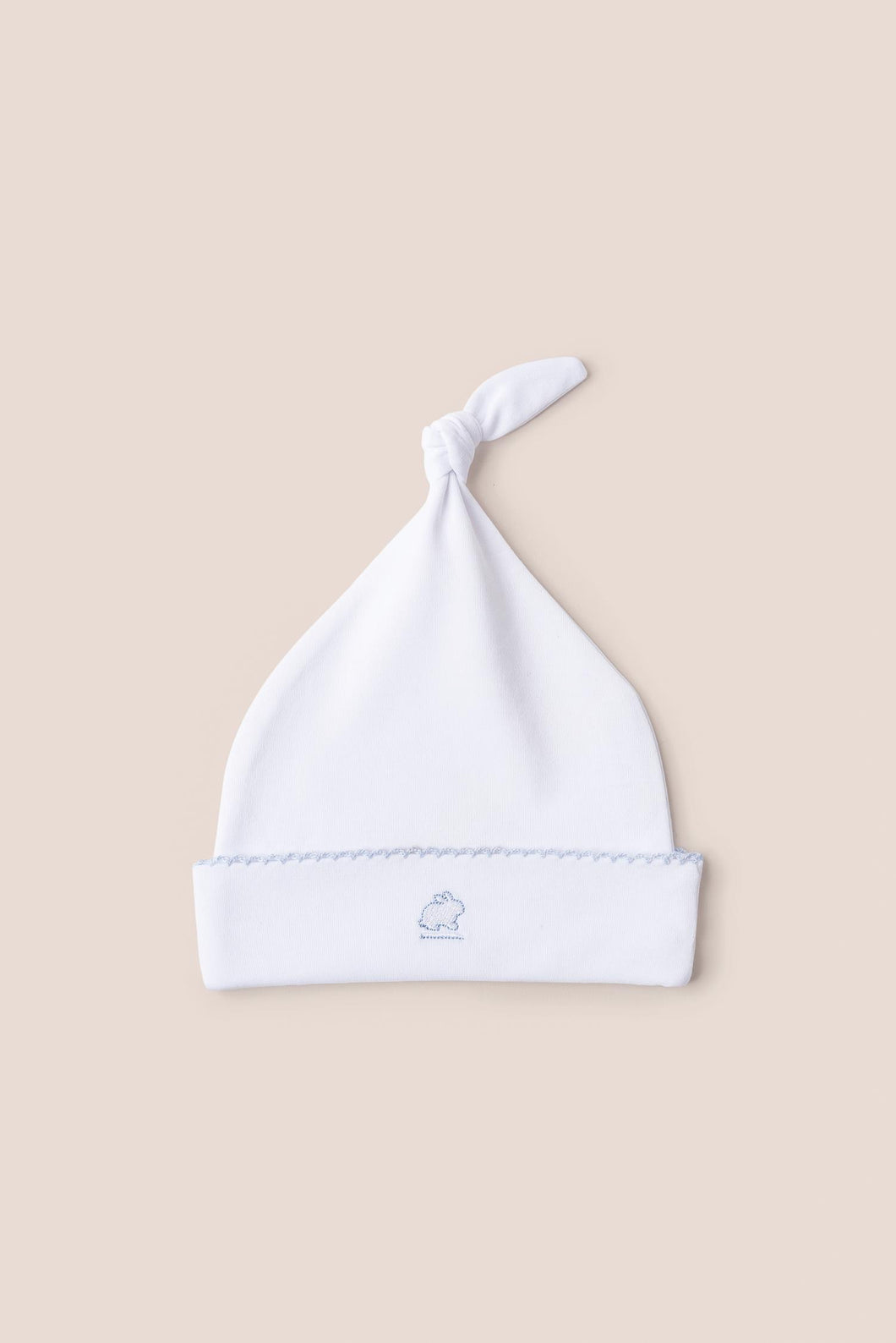 Gorro c/nudo logo azul
