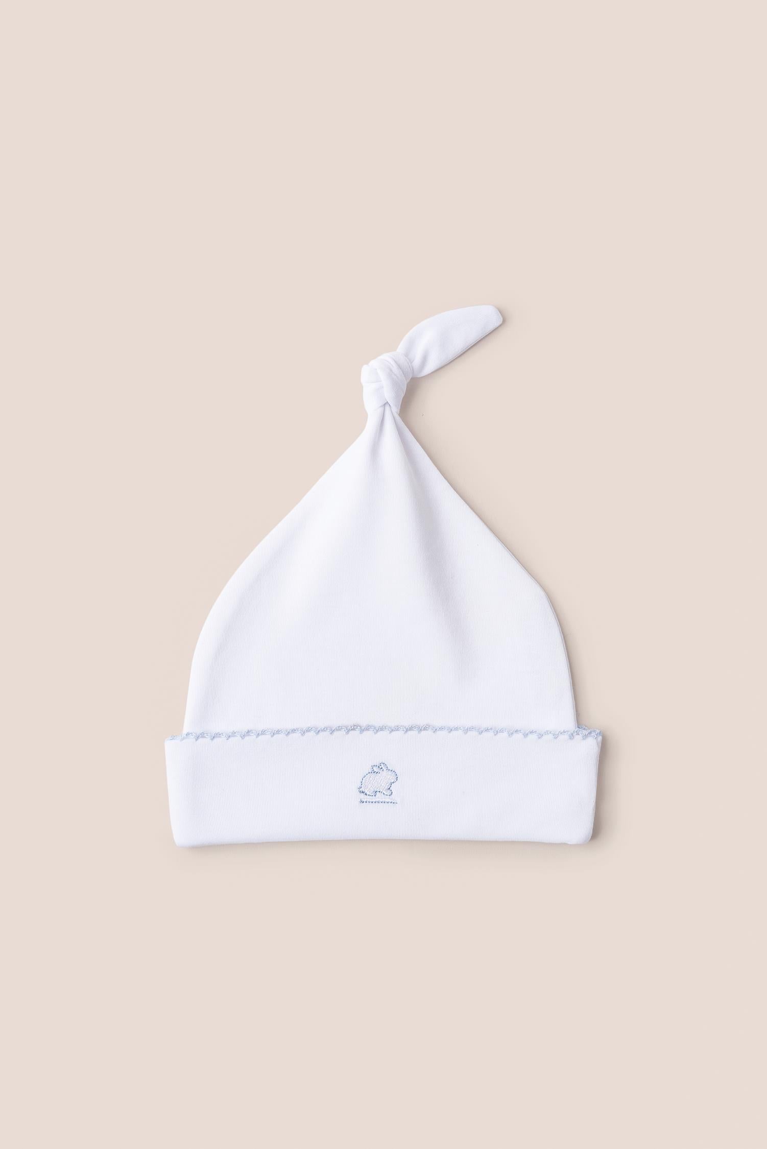 Gorro c/nudo logo rosa