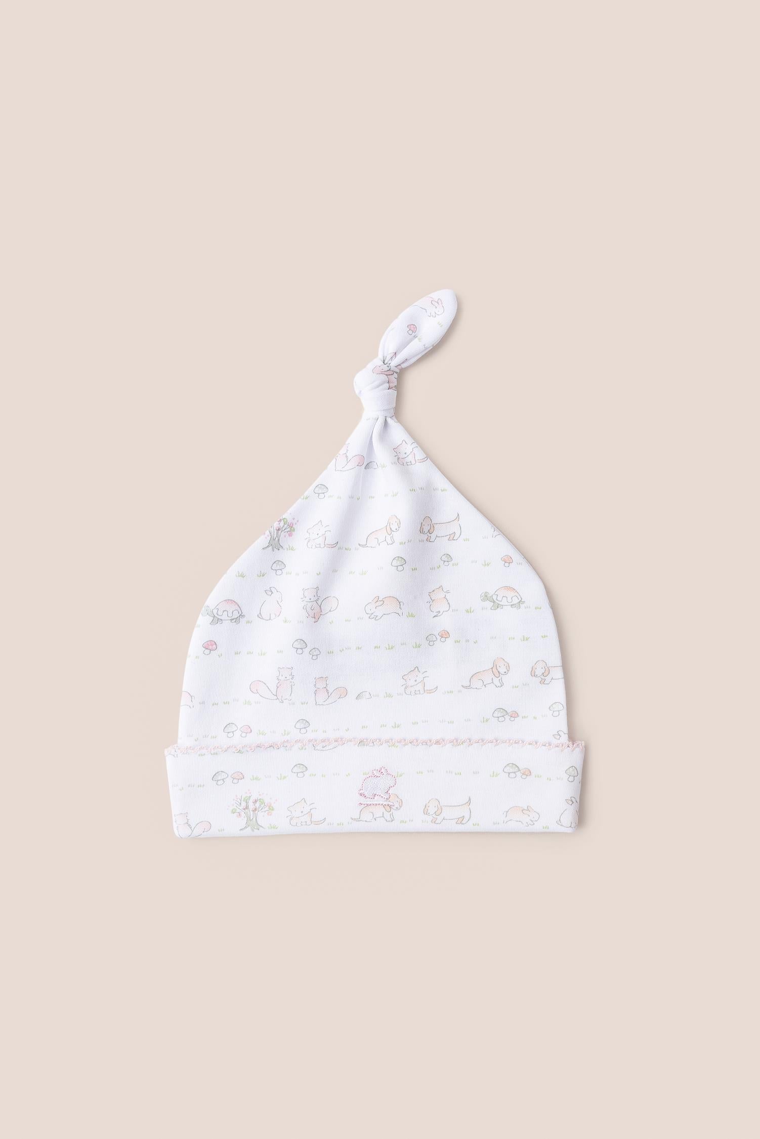 Gorro gajos in the woods rosa