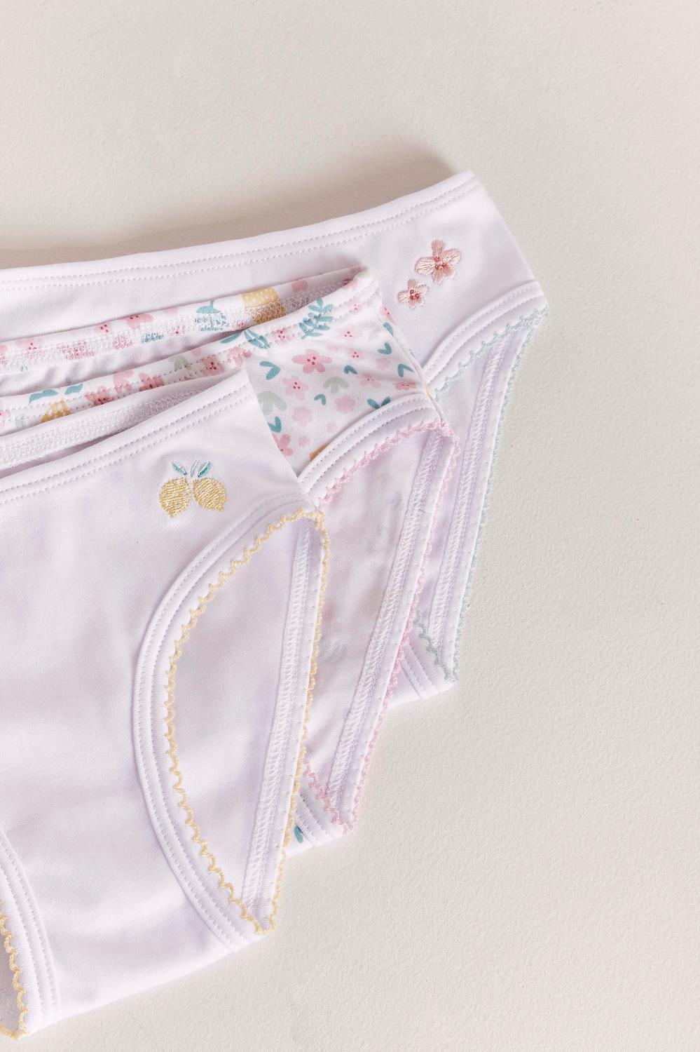Set Bombachas X3 Lemon Pima