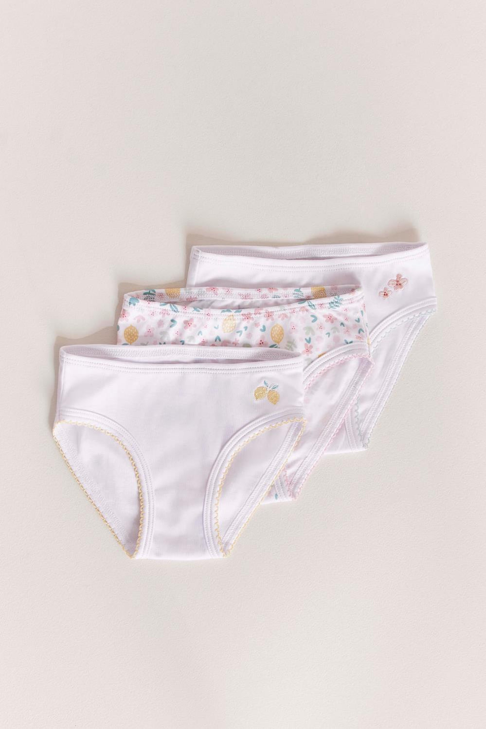 Set Bombachas X3 Lemon Pima