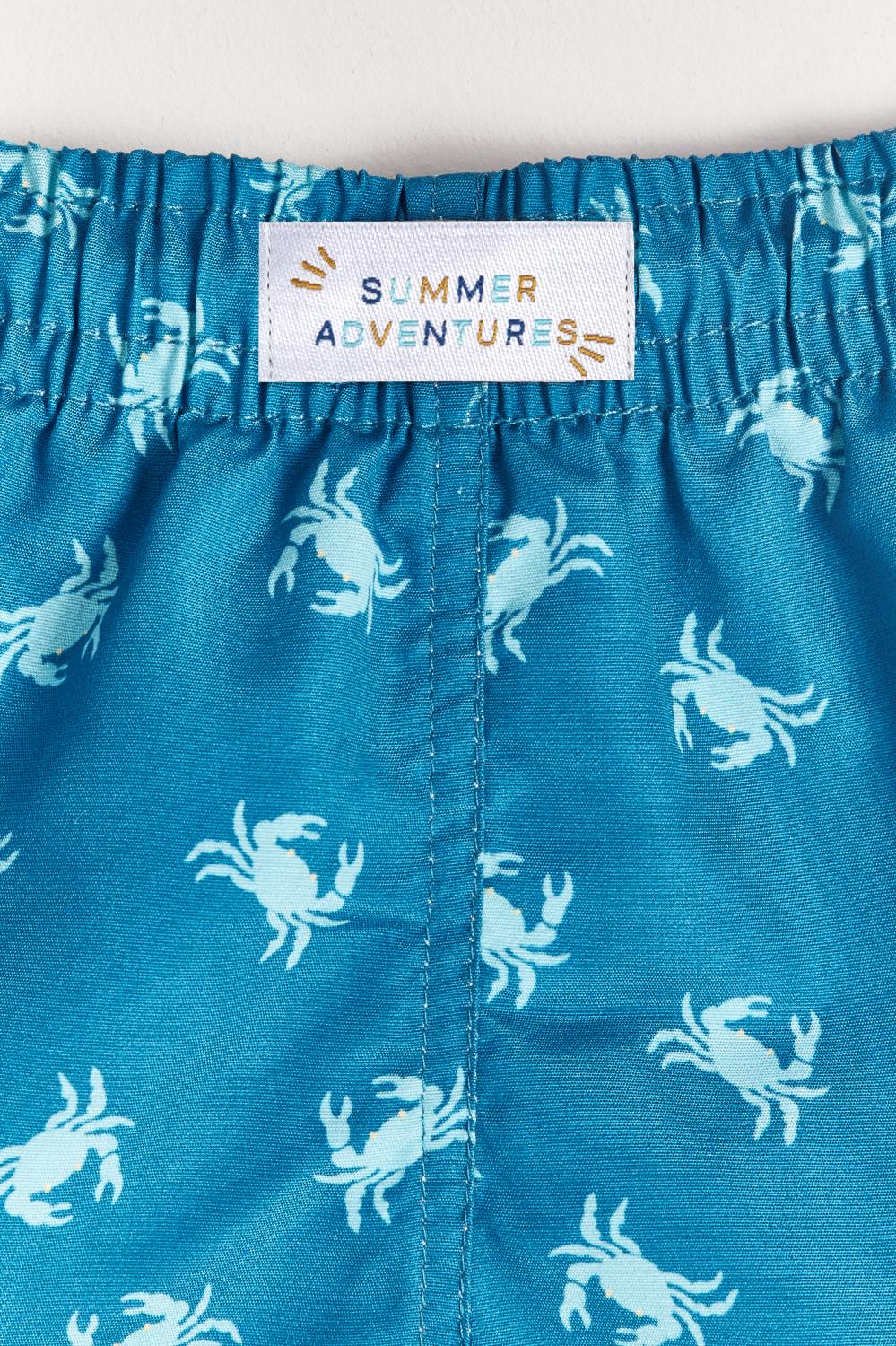 Short baño Paul crabs