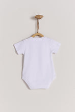 Cargar imagen en el visor de la galería, Body T-shirt Manga corta Blanco
