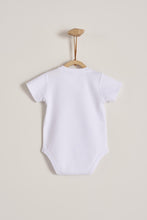 Cargar imagen en el visor de la galería, Body T-shirt Manga corta Blanco
