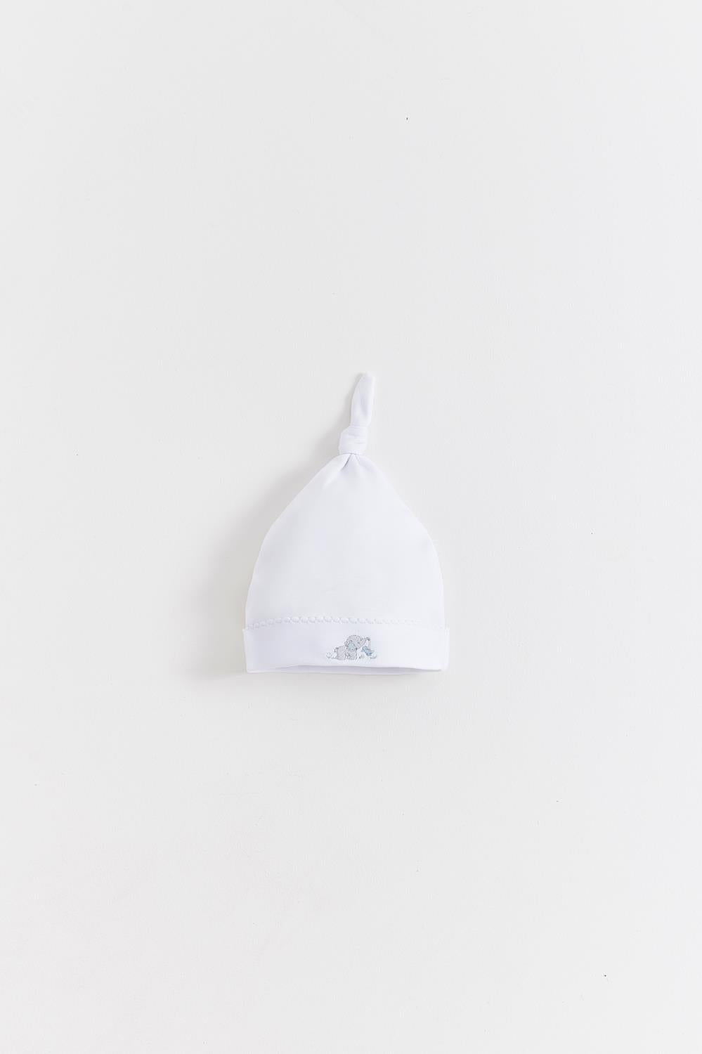 Gorro con nudo Alfred Celeste